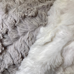 Modern Grey and Cozy Rabbit weighted blankets